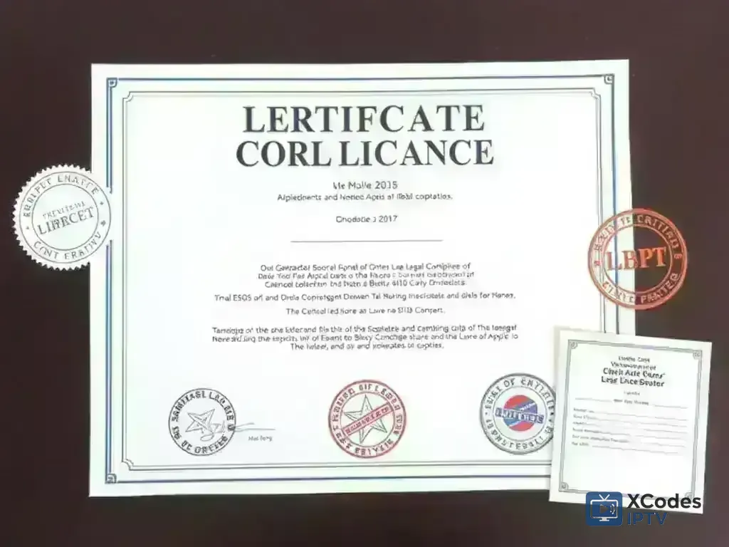 Legal compliance certificate and professional setup